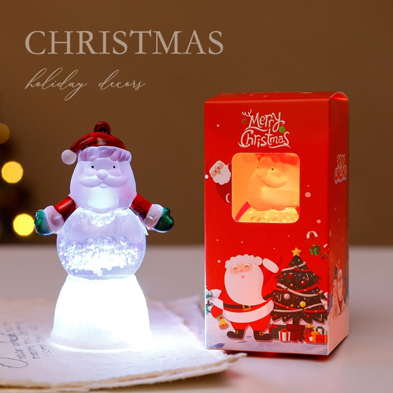 Glowing Christmas Snowman Creative Ornament Christmas Decoration