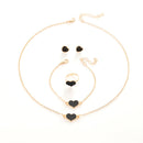 heart jewelry set for women