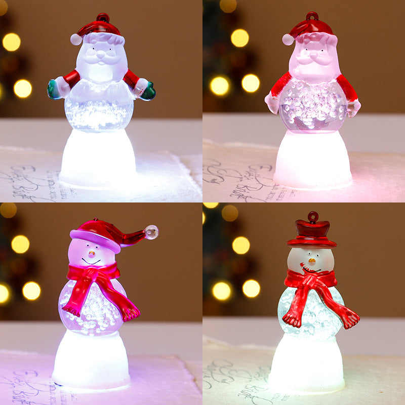 Glowing Christmas Snowman Creative Ornament Christmas Decoration