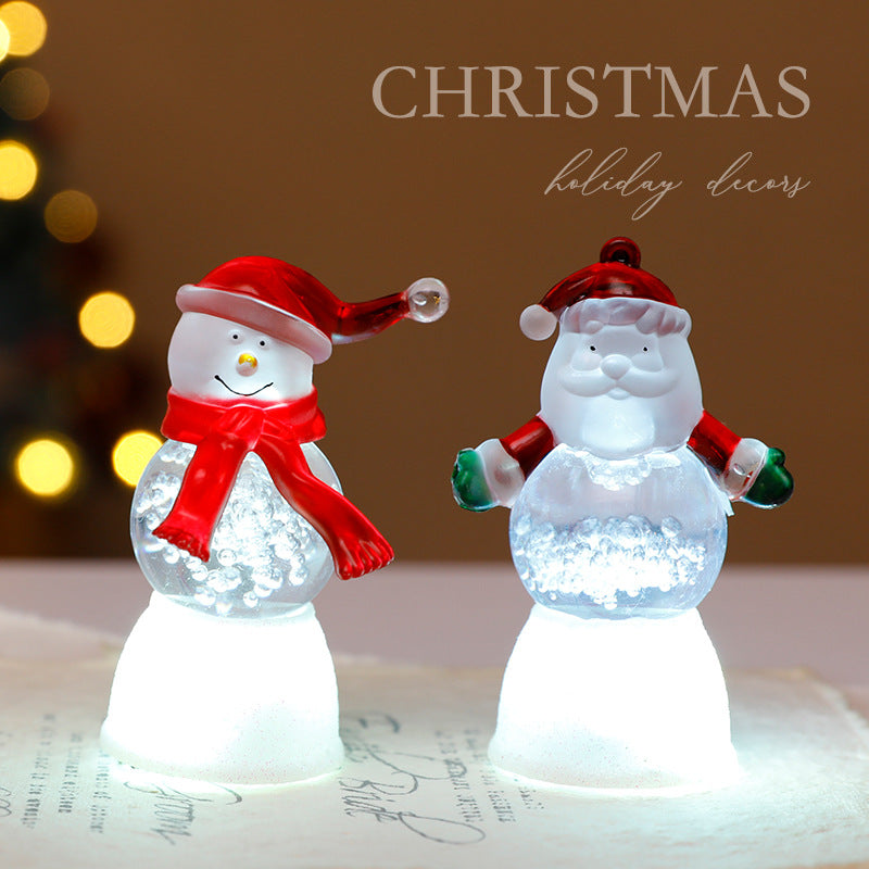 Glowing Christmas Snowman Creative Ornament Christmas Decoration