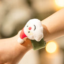Christmas Decorative Plush Pop Bracelets for Kids, Creative Holiday Gifts and Party Favors for Kindergarten Christmas Celebrations