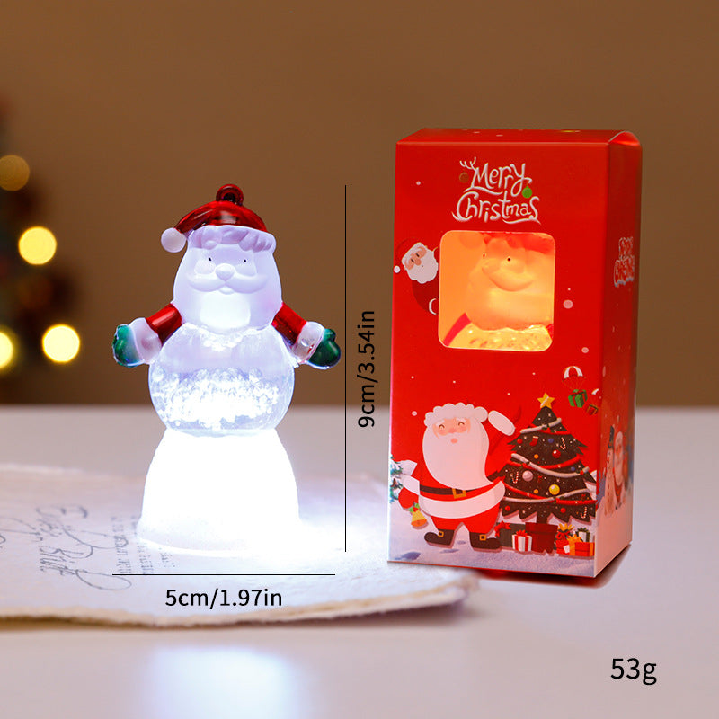 Glowing Christmas Snowman Creative Ornament Christmas Decoration