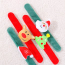 Christmas Decorative Plush Pop Bracelets for Kids, Creative Holiday Gifts and Party Favors for Kindergarten Christmas Celebrations