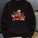 Kids' Casual Christmas Crew Neck Sweatshirt, Polyester Knit